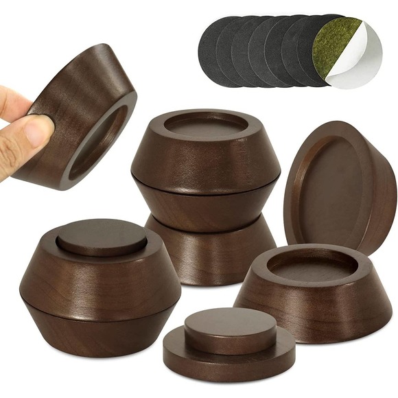 None Other Fasonla Solid Natural Wood Furniture Risers Set Of 8